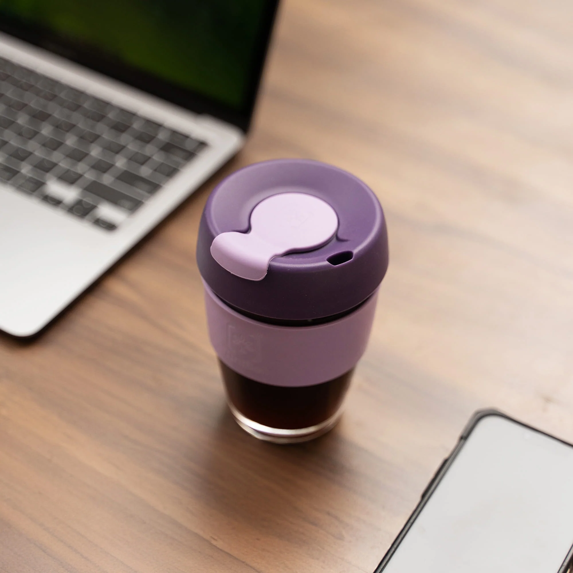 TintCup Borosilicate Glass Coffee Cup (Tumbler) 350 ml with Silicone Lid & Grip, Glass Coffee Mug with lid - Image 10