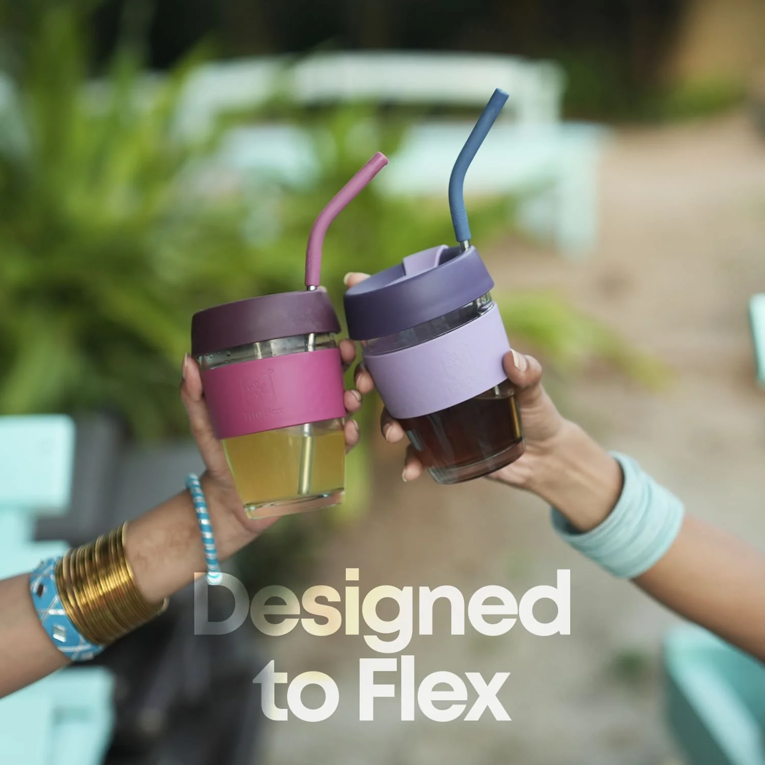 TintCup Borosilicate Glass Coffee Cup (Tumbler) 350 ml with Silicone Lid & Grip, Glass Coffee Mug with lid - Image 24