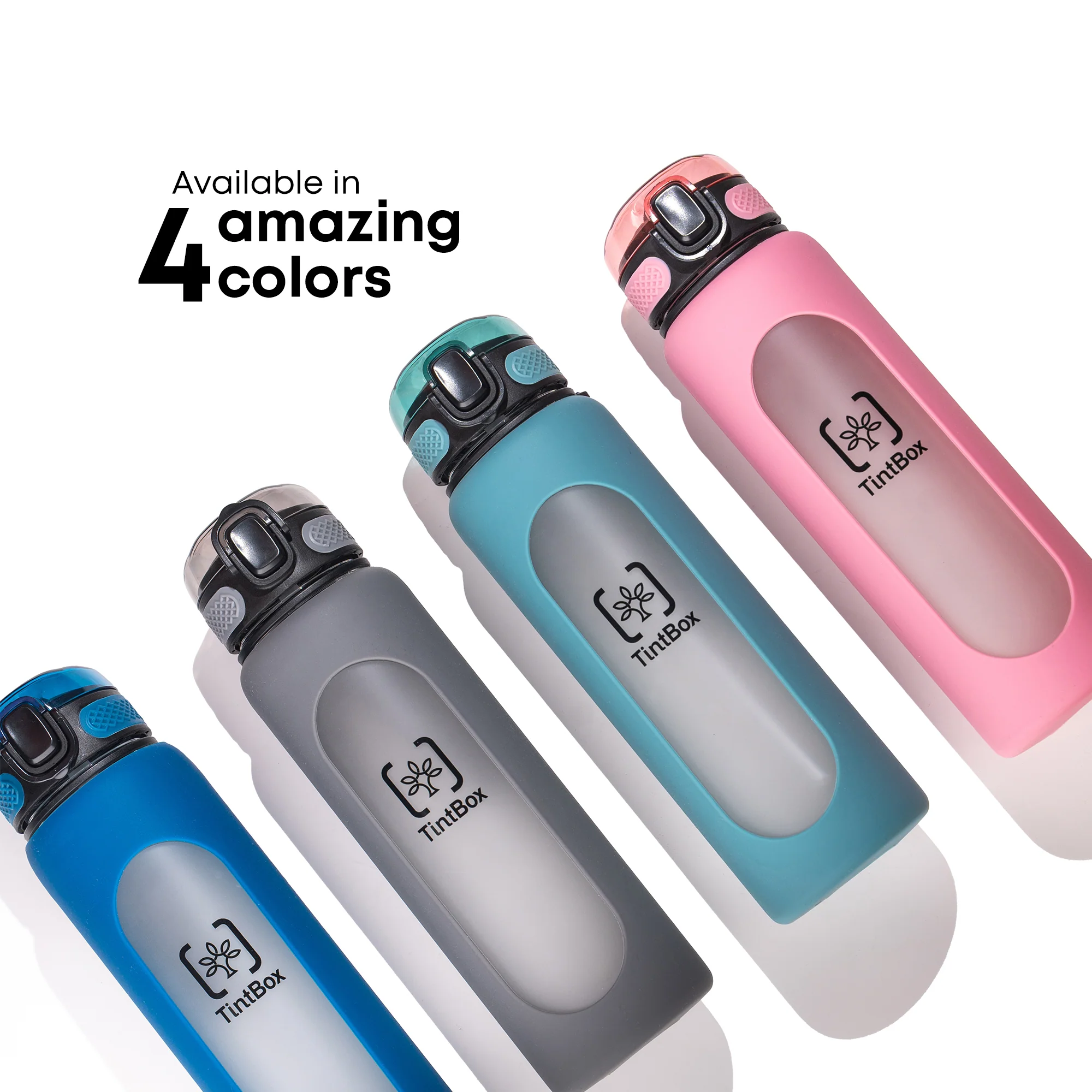 Motivational Borosilicate Glass Water Bottle 1 litre, Glass Sipper Bottle with Straw for Fridge, Office, Gym & Travel - Image 31