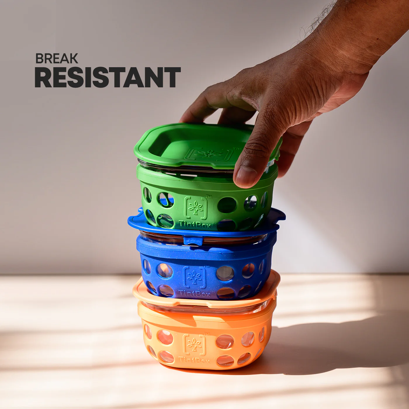 Borosilicate Glass Lunch Box with Silicone Sleeve, 300 ml - Image 21