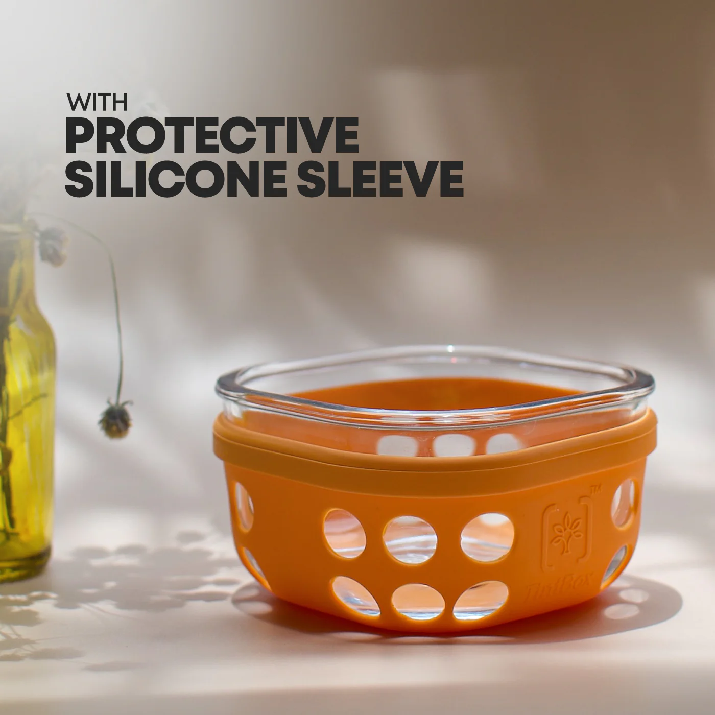 Borosilicate Glass Lunch Box with Silicone Sleeve, 300 ml - Image 23