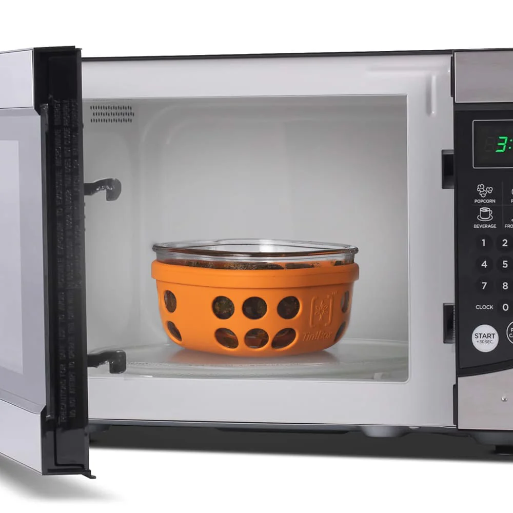 Borosilicate Glass Lunch Box with Silicone Sleeve, 300 ml - Image 8