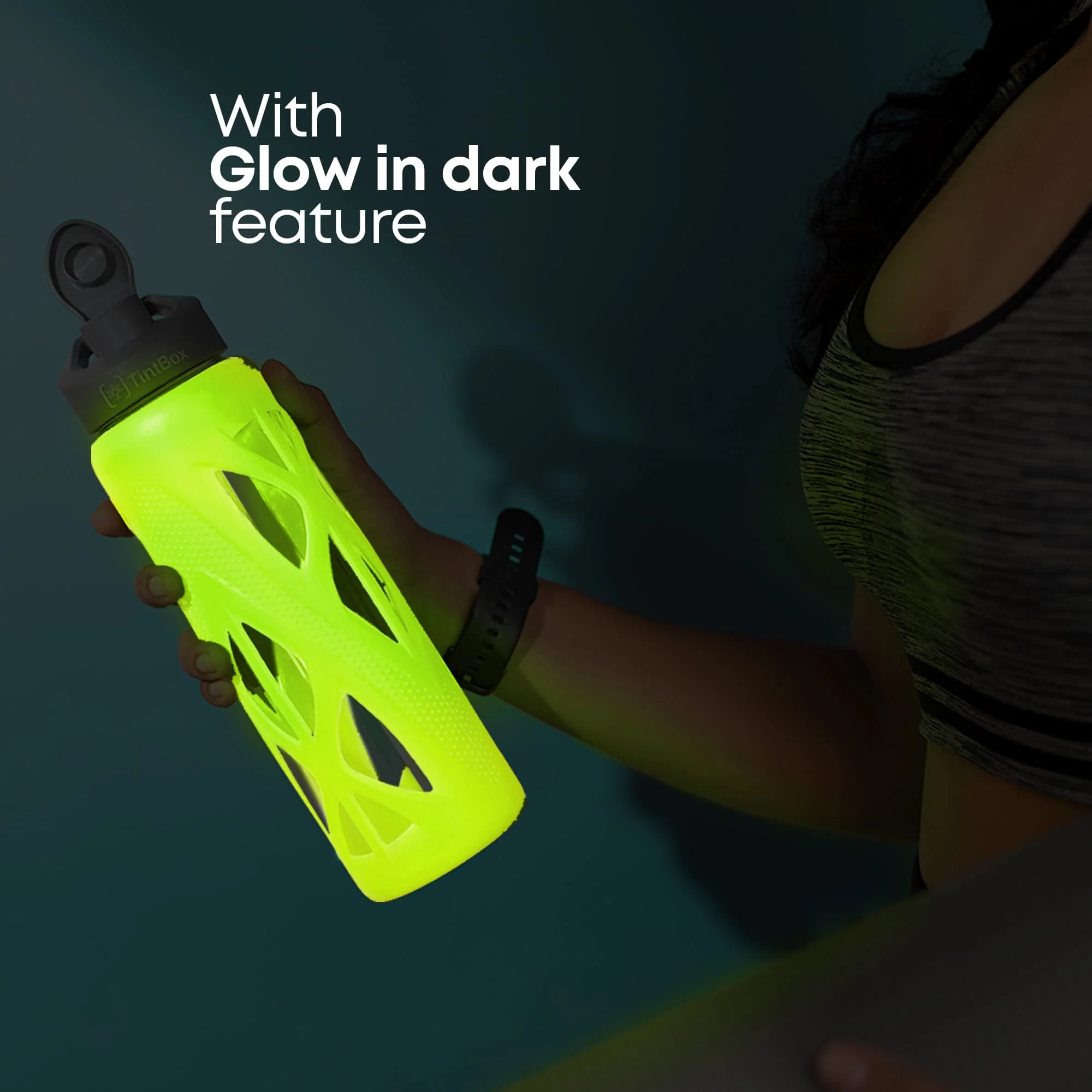 Borosilicate glass water bottle with cover (Silicone Sleeve) 750ml for Fridge, Office, Gym & Home - Image 16