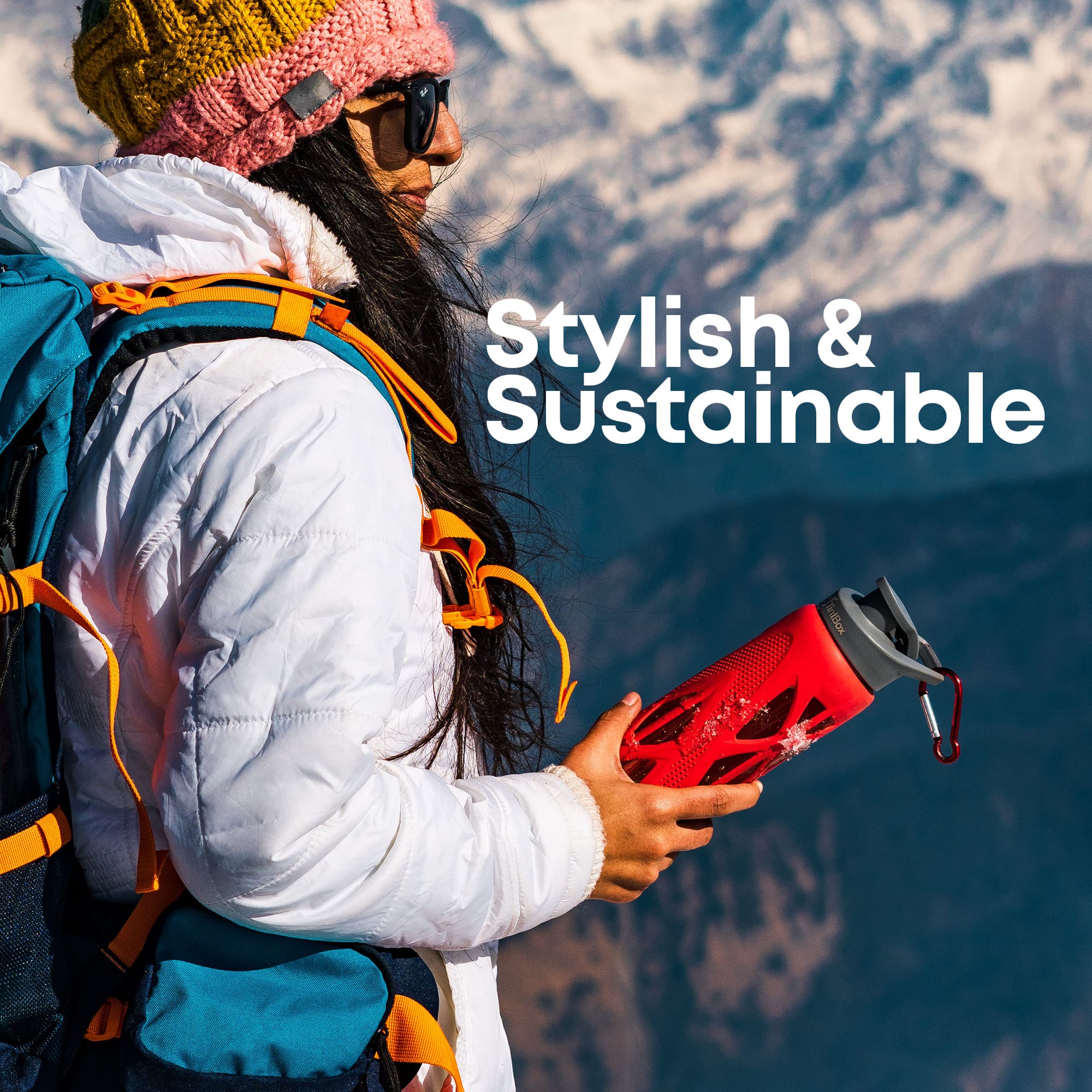 Borosilicate glass water bottle with cover (Silicone Sleeve) 750ml for Fridge, Office, Gym & Home - Image 41