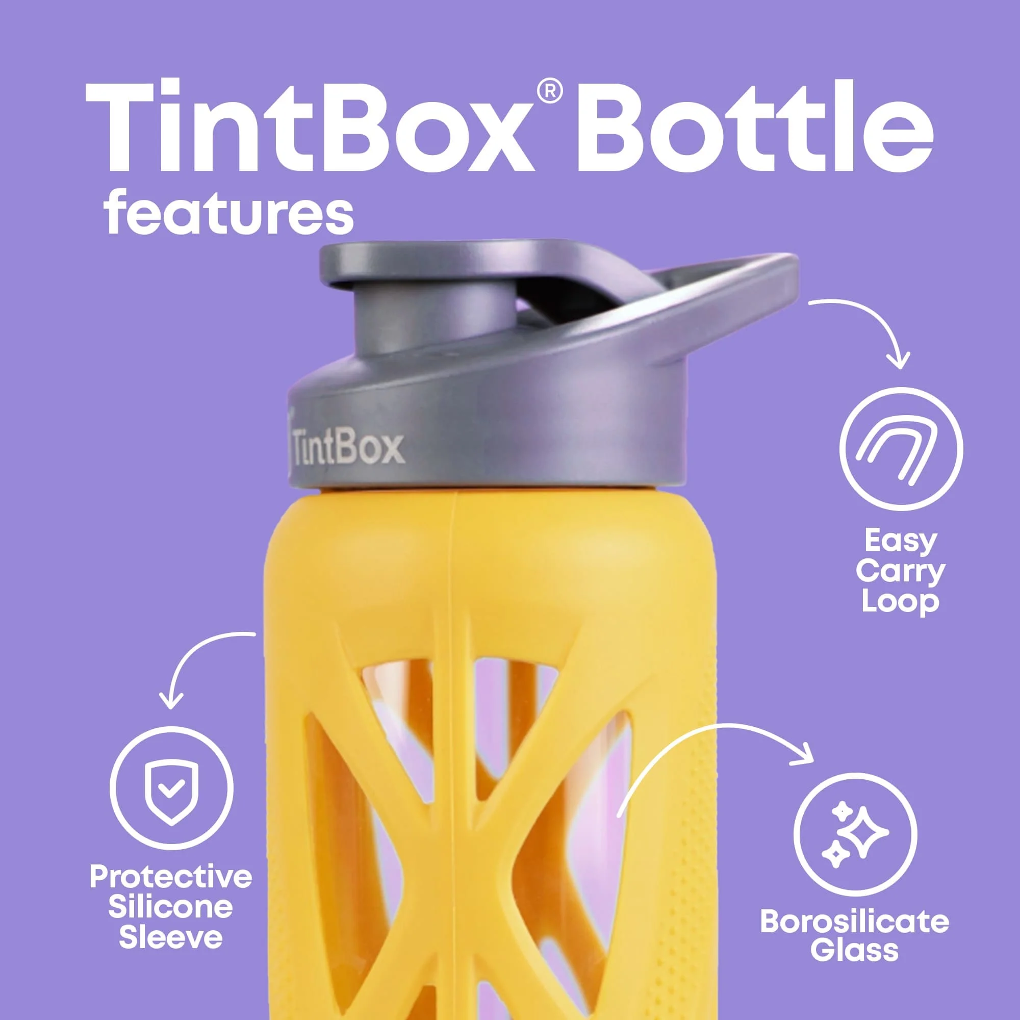 Borosilicate glass water bottle with cover (Silicone Sleeve) 750ml for Fridge, Office, Gym & Home - Image 48