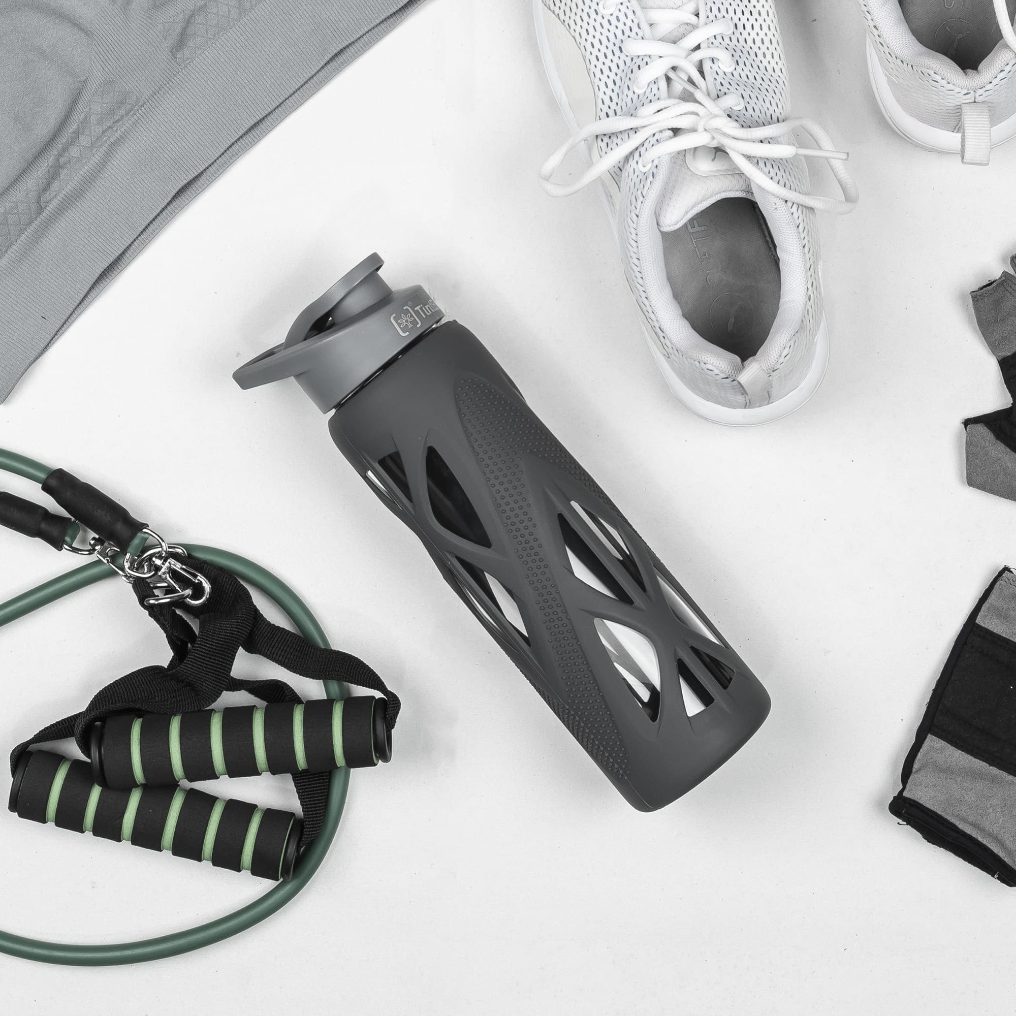 Borosilicate glass water bottle with cover (Silicone Sleeve) 750ml for Fridge, Office, Gym & Home - Image 58