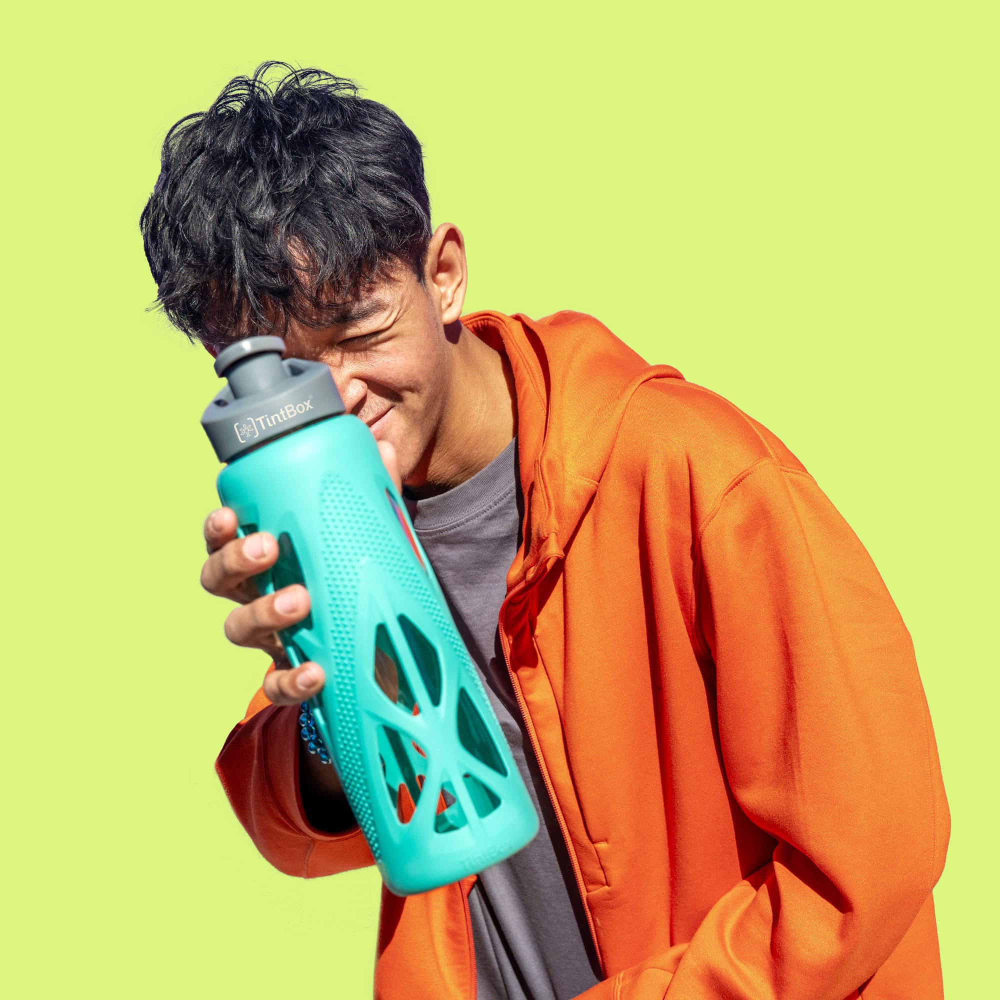 Borosilicate glass water bottle with cover (Silicone Sleeve) 750ml for Fridge, Office, Gym & Home - Image 6