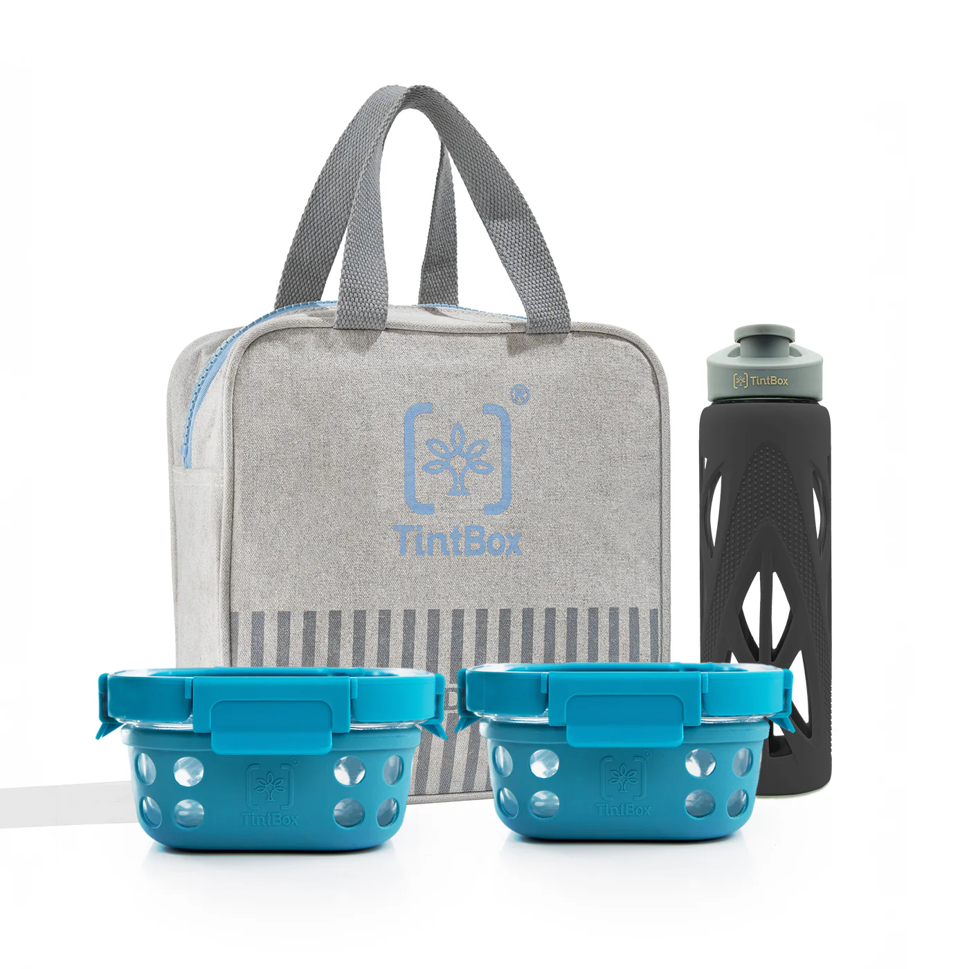 Set of 2 GlassUp ( 500ml ) Lunch Box with Bag & Bottle - Image 10