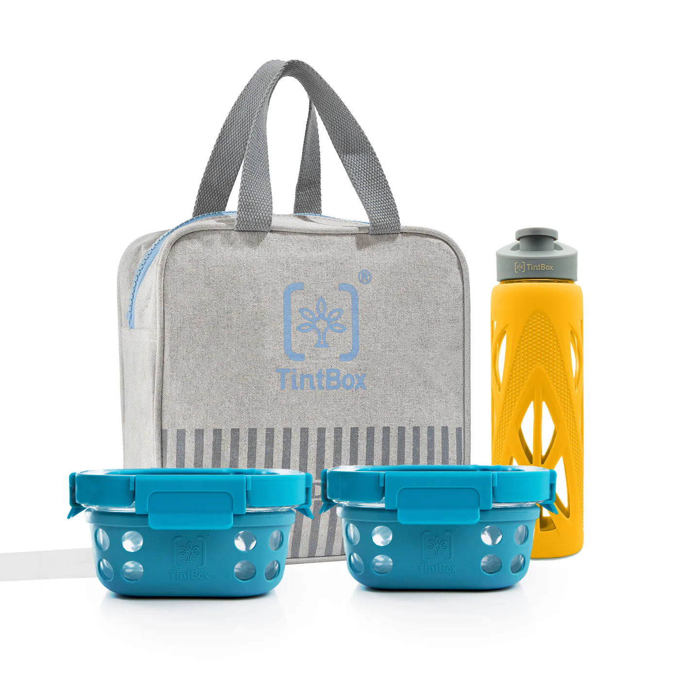 Set of 2 GlassUp ( 500ml ) Lunch Box with Bag & Bottle - Image 12