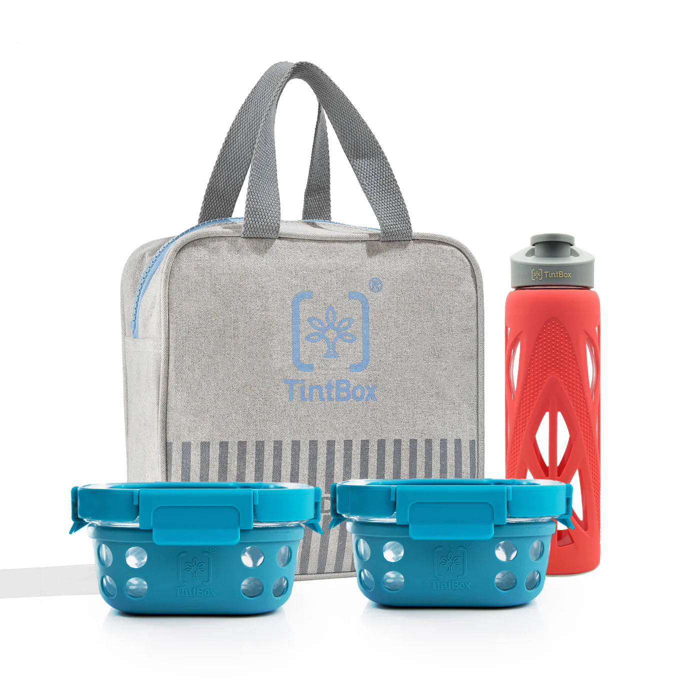 Set of 2 GlassUp ( 500ml ) Lunch Box with Bag & Bottle - Image 17