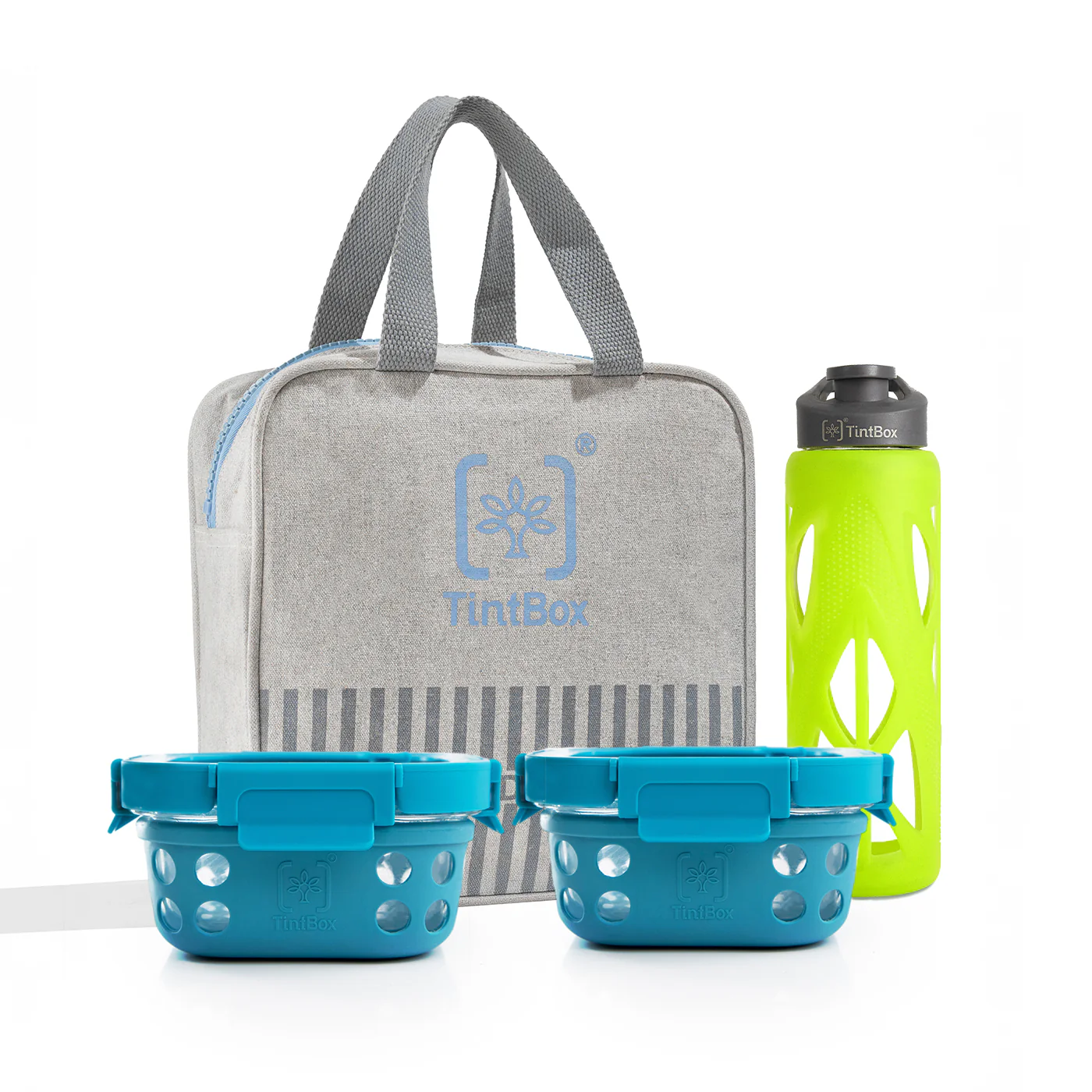 Set of 2 GlassUp ( 500ml ) Lunch Box with Bag & Bottle - Image 7