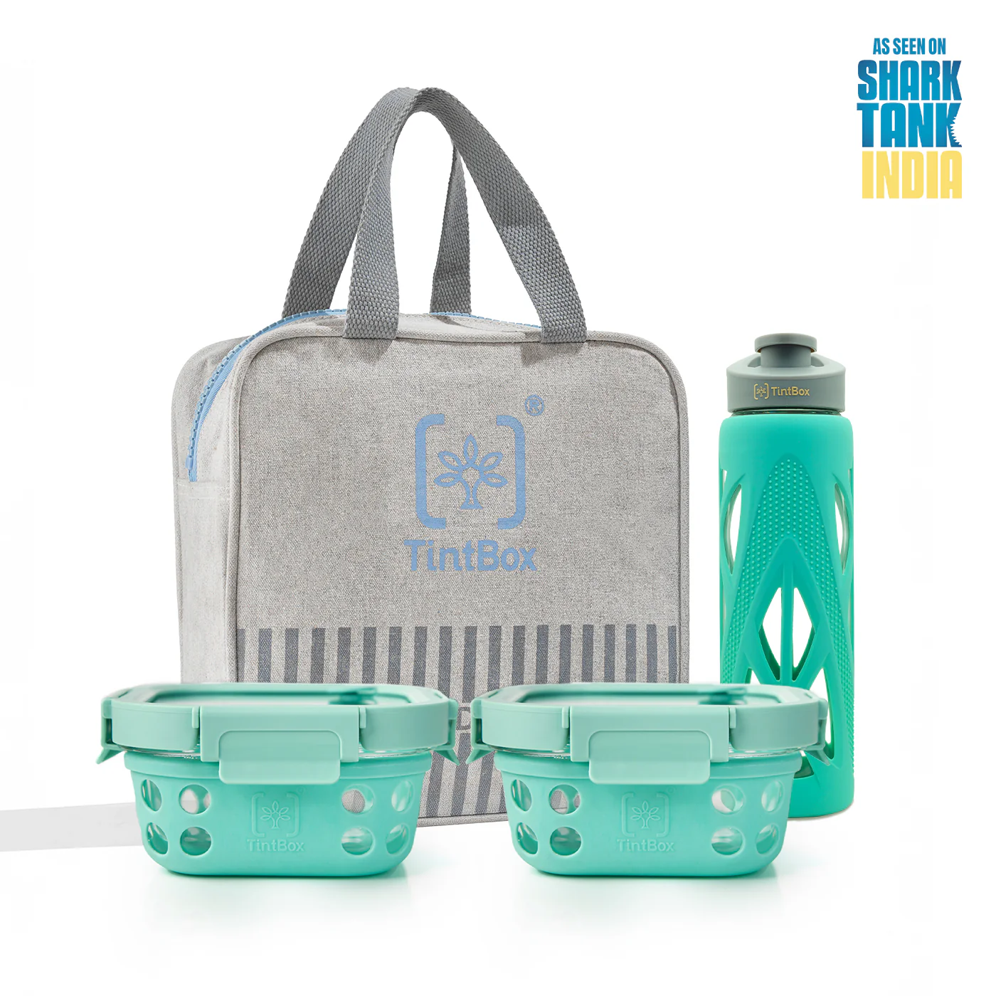 Set of 2 Green GlassUp ( 500ml ) Lunch Box with Bag & Bottle - Image 10