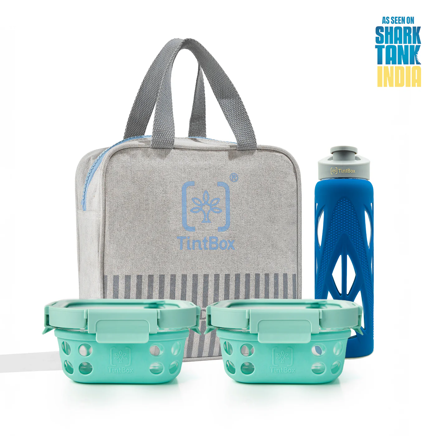 Set of 2 Green GlassUp ( 500ml ) Lunch Box with Bag & Bottle - Image 18