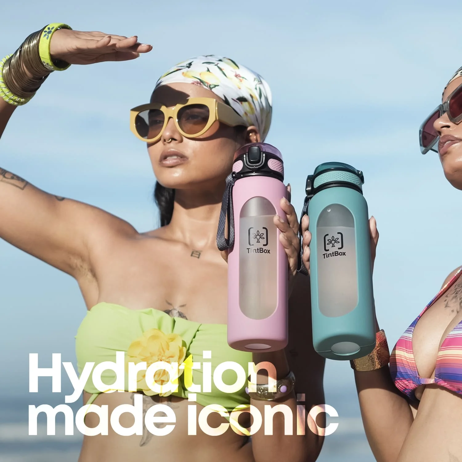 Motivational Borosilicate Glass Water Bottle 1 litre, Glass Sipper Bottle with Straw for Fridge, Office, Gym & Travel - Image 11