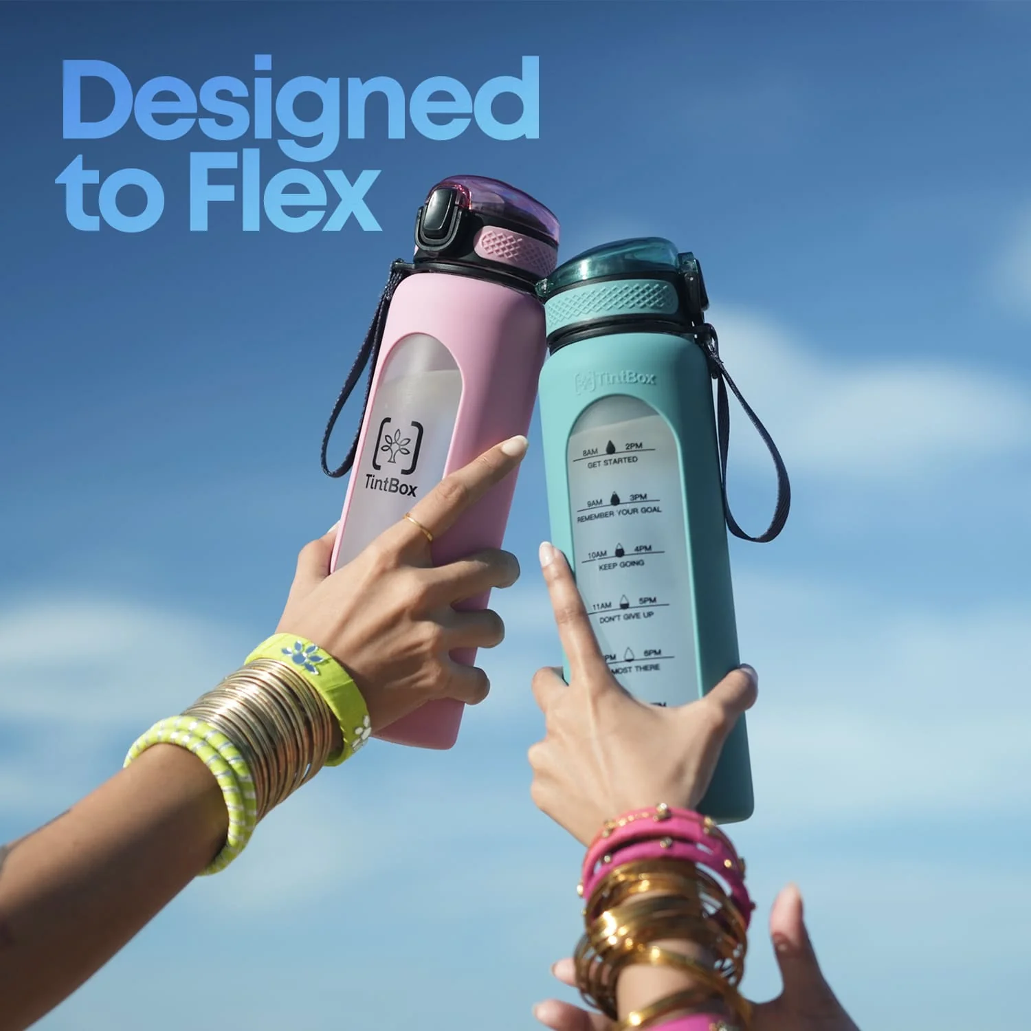 Motivational Borosilicate Glass Water Bottle 1 litre, Glass Sipper Bottle with Straw for Fridge, Office, Gym & Travel - Image 20