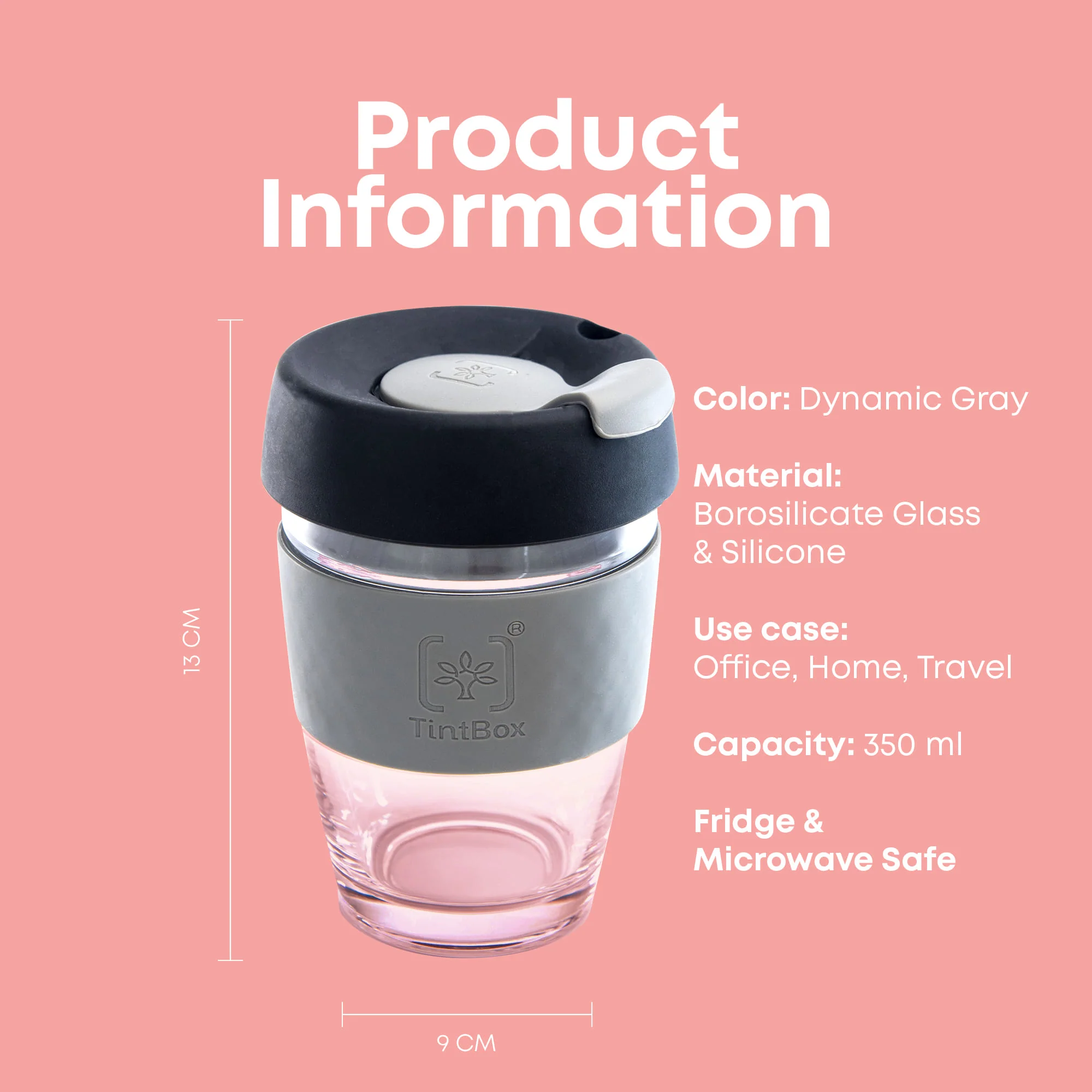 TintCup Borosilicate Glass Coffee Cup Couple Combo - Image 15