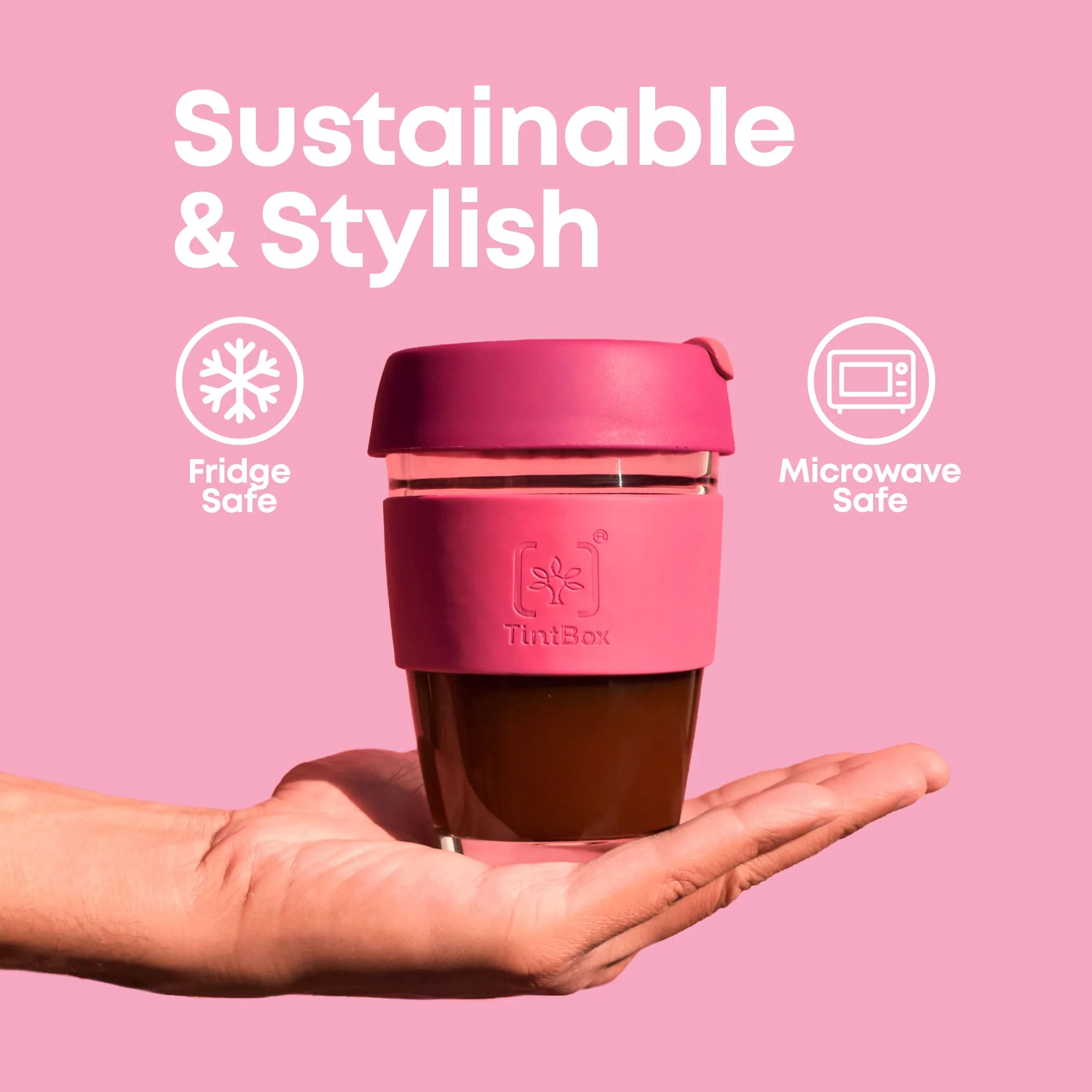 TintCup Borosilicate Glass Coffee Cup Couple Combo - Image 17