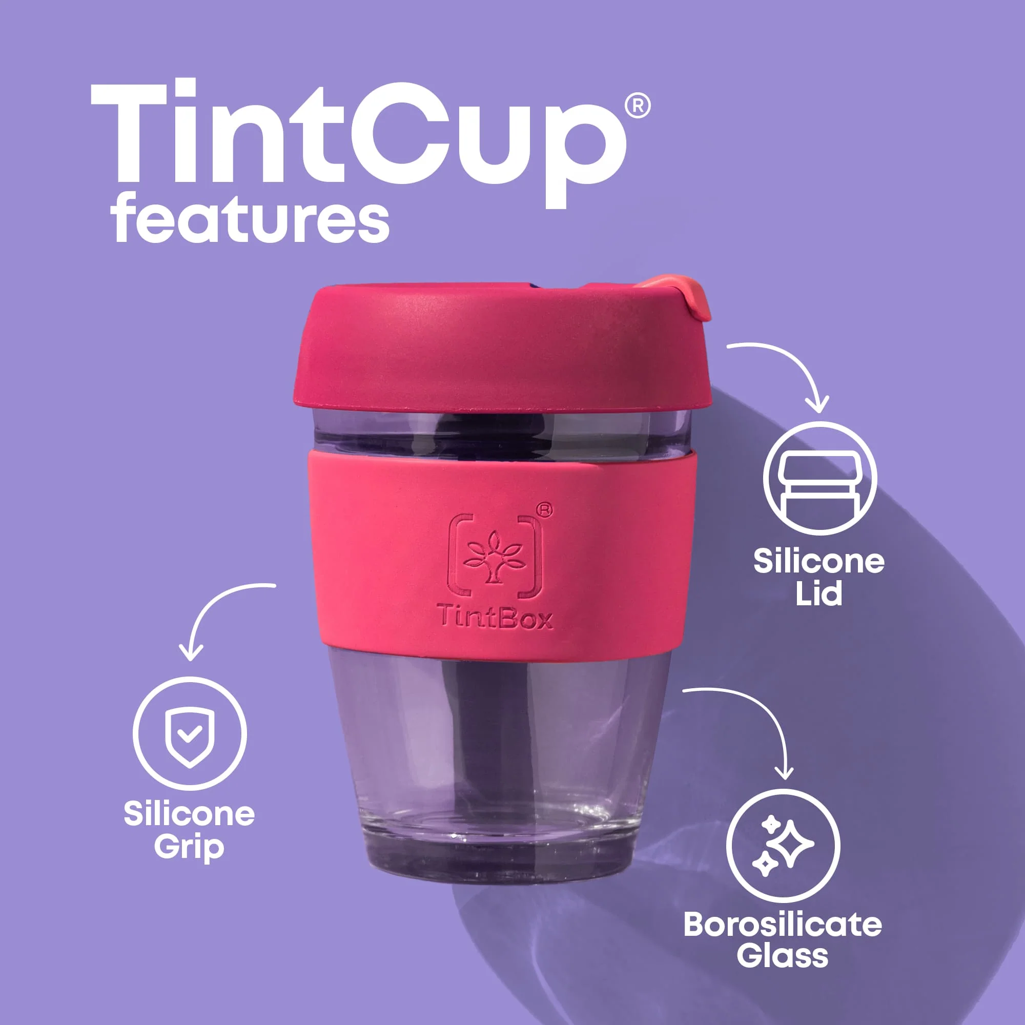 TintCup Borosilicate Glass Coffee Cup Couple Combo - Image 8